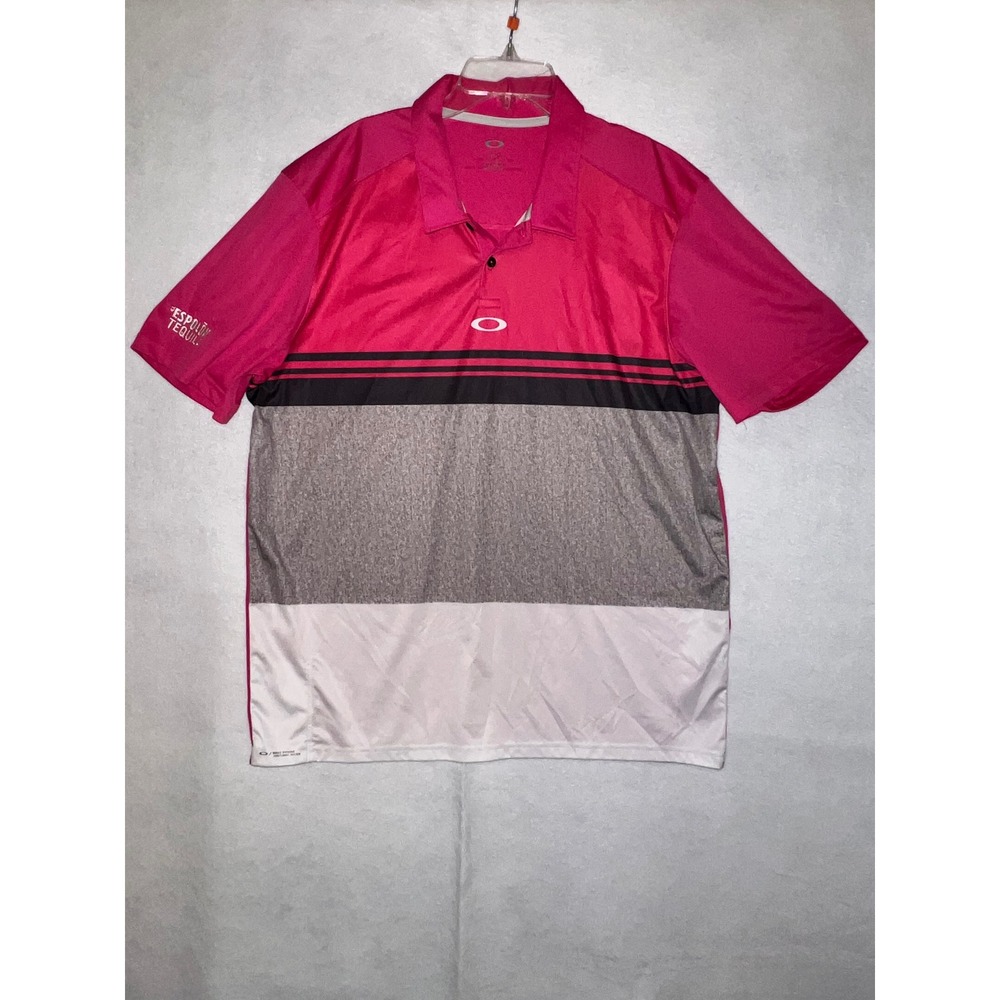 Oakley Men's XL Regular Fit S/S Performance Polo Espolon Tequila